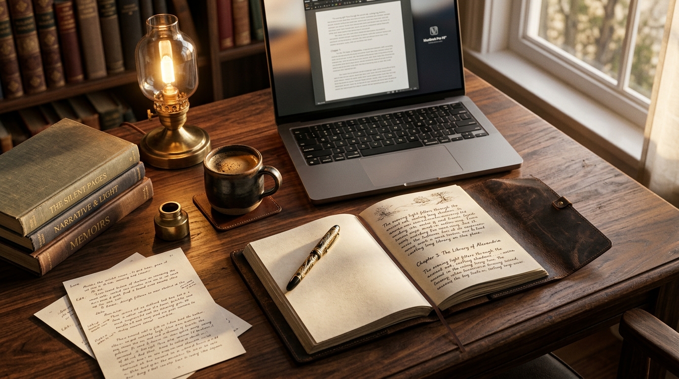 Panchami's Editorial Writing Studio Desk